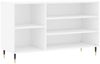 vidaXL Schuhregal Hochglanz-Weiß 102x36x60 cm Holzwerkstoff 831406 Bild 2