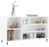 vidaXL Schuhregal Hochglanz-Weiß 102x36x60 cm Holzwerkstoff 831406 Bild 3