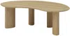 Vente-unique - CALYNOR Couchtisch Holz, Platte Beige - B 70 cm x H 40 cm x L 120 cm Bild 4