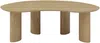 Vente-unique - CALYNOR Couchtisch Holz, Platte Beige - B 70 cm x H 40 cm x L 120 cm Bild 2