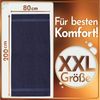 NatureMark Saunatuch Frottier Saunatücher 80x200cm, 100% Baumwolle (2-St), Premium Qualität SAUNATUCH Sauna-Handtuch, 80x200cm, Navy blau Bild 2