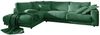 KAWOLA Sofa MADELINE Ecksofa Cord smaragd Recamiere links 86 x 224 x 325 cm Bild 3