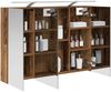 vidaXL Badezimmerspiegelschrank mit Regal Altholz 100 x 14,5 x 70 cm 889133 Bild 3
