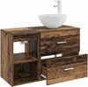 vidaXL Badezimmermöbel-Set 2 pcs Altholz Holzwerkstoff 3403878 Bild 4