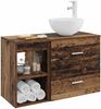 vidaXL Badezimmermöbel-Set 2 pcs Altholz Holzwerkstoff 3403878 Bild 3
