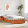vidaXL Ottoman Bettgestell Wachsbraun 90 x 200 cm Massives Kiefernholz 3418734 Bild 4
