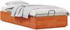 vidaXL Ottoman Bettgestell Wachsbraun 90 x 200 cm Massives Kiefernholz 3418734 Bild 2