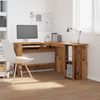 vidaXL Eckschreibtisch Altholz-Optik 120x140x75 cm Holzwerkstoff 855900 Bild 3