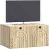 vidaXL Wandmontierter TV-Schrank Sonoma-Eiche 59,5 x 41 x 30 cm 898167 Bild 2