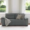 vidaXL 2-Sitzer-Sofa Dunkelgrau 180x81x84 cm Stoff 4105308 Bild 3