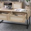 Wohnzimmertisch Natal Sonoma 100 x 48 cm mit zwei Schubladen Vicco Bild 5