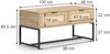 Wohnzimmertisch Natal Sonoma 100 x 48 cm mit zwei Schubladen Vicco Bild 3