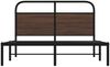 vidaXL Bettgestell ohne Matratze 120x200 cm Braun Eichen-Optik 4100305 Bild 5