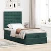 vidaXL Ottoman-Bett mit Matratzen Dunkelgrün 90x200 cm Samt 3313592 Bild 3