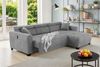 Jockenhöfer Gruppe Ecksofa Cremona L-Form, B: 263 cm, mit 30 cm elektr. Sitztiefenverstellung, 140kg Belastbarkeit je Sitz, Kopfteilverstellung & USB-Anschluss Bild 2