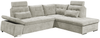 Ecksofa Medan Stone von Ed Exciting Design – Modernes Sofa mit Schlaffunktion & Glow Mikrofaser Bild 2