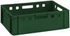 3x BURI Fleischkiste E2 Dunkelgrün 60 x 40 x 20 cm Lagerkiste, Meischkiste, Metzgerkiste Eurobox aus Deutschland lebensmittelecht, robust, stapelbar Bild 2