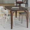 Esstisch Fiore Mangoholz, ovales Retro-Design, dunkelbraun mit Walnuss-Finish, 190 x 95 cm Bild 2