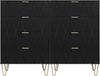 UEV Kommode mit 4 Schubladen 2er Set, Sideboard für Schlafzimmer,Wohnzimmer (Mehrzweckschrank aus Holz, 120 x 34 x 91 cm), Aufbewahrungskommode, Schrank für Wohnzimmer,Schlafzimmer,Flur Bild 4