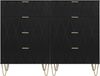 UEV Kommode mit 4 Schubladen 2er Set, Sideboard für Schlafzimmer,Wohnzimmer (Mehrzweckschrank aus Holz, 120 x 34 x 91 cm), Aufbewahrungskommode, Schrank für Wohnzimmer,Schlafzimmer,Flur Bild 5