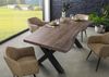 Baumtisch Akazie 220x100x77 grau lackiert / X-Beine anthrazit matt FREEFORM 5 Bild 2