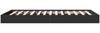 vidaXL Bettgestell Schwarz 100x200 cm Holzwerkstoff 842057 Bild 5