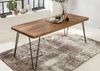 Wohnling Massiver Esstisch HARLEM Sheesham Massiv Holz 200x80 Bild 4