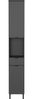 Germania Hochschrank GW-Arcena 1393-547, in Graphit, gedämpfte Türen und Schublade, 30 x 190 x 34 cm (BxHxT) Bild 3