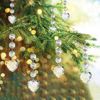 ABC 30-teiliges Dekokranz-Set, für Weihnachten, transparent, Kunststoff / Acryl, 10 x 15 x 15 cm Bild 3