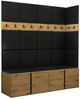 Garderoben-Set Monati II, Artisan Eiche / Artisan Eiche + Schwarz, Farbe: Soft 011 Bild 3