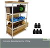 4er Set XXL Schwerlastregal 180x120x60 cm 875 kg Traglast Lagerregal Werkstattregal Weitspannregal Bild 5