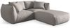 Micadoni Modulares Sofa Chris 4-Sitzer Strukturierter Stoff Natur Bild 2