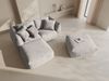 Micadoni Modulares Sofa Chris 4-Sitzer Strukturierter Stoff Natur Bild 5