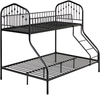 Hochbett Metall CHAMONIX 90 140 x 200 cm Schwarz Bild 4