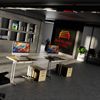 Rheinland Möbel Statio Schreibtisch 80x80 cm höhenverstellbar ±10 mm in Ahorn – kompakter Bürotisch für Homeoffice & Büro, C-Fuß, Kabelwanne, einfache Montage, FSC® zertifiziert Bild 5