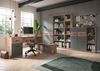 Regal Büroregal MASON 200x80 cm in Nox Eiche und Basalt grau Bild 3