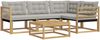 vidaXL Outdoor-Sofagarnitur 5 pcs Weiß und Hellgrau 79 x 79 x 37 cm 3388649 Bild 2
