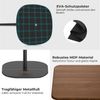 Stehpult Höhenverstellbar Laptop Ständer 46–120cm Beistelltisch Schwarz Bild 5