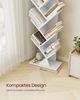 VASAGLE Standregal in Baumform, Bücherregal, 20 x 38 x 115,2 cm, weiß Bild 3