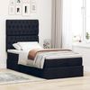 vidaXL Ottoman-Bett mit Matratze Schwarz 100x200 cm Stoff 3313218 Bild 3