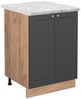 Küchenunterschrank Fame-Line Anthrazit-Gold 60 cm , AP Marmor Vicco Bild 4