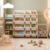 Relaxdays Großes Kinderregal mit 12 Boxen Bild 3
