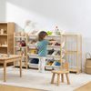 Relaxdays Großes Kinderregal mit 12 Boxen Bild 2