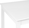 Esstisch BARLEE Weiß 120 cm 75 cm Pappelholz Bild 5