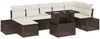 vidaXL Garten-Sofa-Set mit Speicher 8 pcs Braun Poly Rattan 3357961 Bild 2