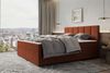 99rooms Bergamo Boxspringbett Cordstoff AMBIENCE Terracotta 160x200 cm ohne Topper Bild 4