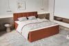 99rooms Bergamo Boxspringbett Cordstoff AMBIENCE Terracotta 160x200 cm ohne Topper Bild 3