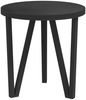 Beistelltisch, MDF/ Stahl schwarz, 34 x Ø35 cm Bild 2