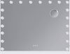 Schminkspiegel DORA mit Licht und Bluetooth - 80x14x62cm, Metall, Weiß | Hollywood Speigel Kosmetikspiegel Make-Up-Spiegel Bild 5