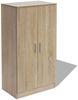 vidaXL Schuhschrank mit 7 Fächern Eiche-Optik, 55 x 35 x 108 cm (B x T x H) Bild 2